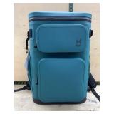 24-Can Waterproof Backpack Cooler Teal