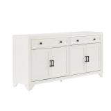 Crosley Tara White Wood Sideboard, One Size