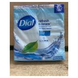 Dial Refresh & Renew Antibacterial Bar Soap 16 Pac