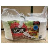 600 Count 9-Inch White Paper Plates