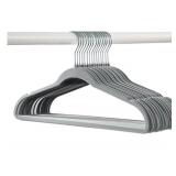 50-Pack Heavy Duty Grey Velvet Adult Hangers