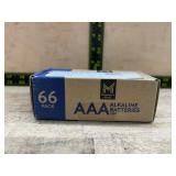 AAA Alkaline Batteries 1.5V 66 Pack