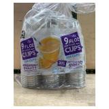 9 oz Clear Plastic Cups, Pack of 264