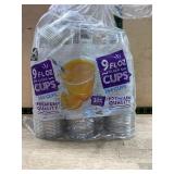 9 fl oz Clear Plastic Cups, Pack of 264