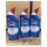 Clorox Toilet Bowl Cleaner Bleach 24 fl oz 3 Pack