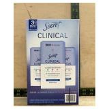 Secret Clinical Antiperspirant 3-Pack