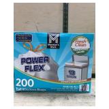 Power Flex 13-Gallon Tall Kitchen Bags, 200 Ct