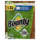 Bounty Paper Towels 12 Double Rolls White