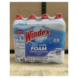 Windex Fast Shine Foam Glass Cleaner 4-Pack