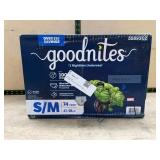 Goodnites S/M Nighttime Underwear 74 Count
