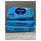 Attends Washcloths Adult Wet Wipes, 3 Packs