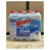 Windex Fast Shine Foam Rainshower 4-Pack