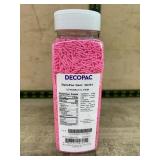 DecoPac Pink Sprinkles 26 oz Jar