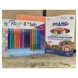 Paper Mate Flair Felt Tip Pens and Prang Construct