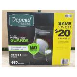 Depend Men Fresh Protection Guards, 112 Count