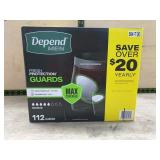 Depend Men Fresh Protection Guards 112ct