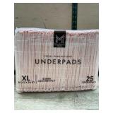 XL Underpads 30x36 Inch Pack of 25