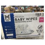 Premium Baby Wipes 1152 ct, 12 Packs Refreshing Sc