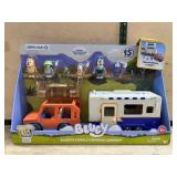Bluey Family Camping Cookout Playset