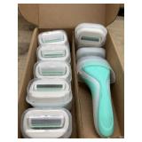 Womenï¿½s Razor Handle with 12 Blade Refills