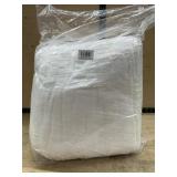 8 Pack Set of White Bath Towels