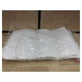 4 White Memory Foam Bath Mats