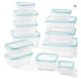 Glasslock 24-Piece Glass Food Storage Set