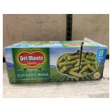 Del Monte Cut Green Beans 8 Cans