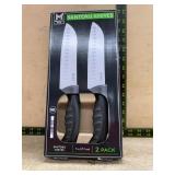 Santoku Knives 7 Inch Set of 2 NSF