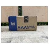 66 Pack AAA Alkaline Batteries 1.5V