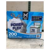 Power Flex 13 Gallon Tall Kitchen Bags 200 ct