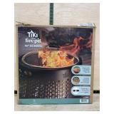 TIKI 18' Stainless Steel Fire Pit with Screen