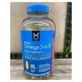 Omega 3-6-9 1600mg Dietary Supplement 300ct