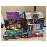 1000-Piece Jigsaw Puzzles, 10 Boxes