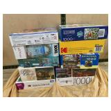 10 Assorted 1000-Piece Jigsaw Puzzles