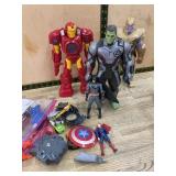 Large Marvel & DC Action Figures, Accessories