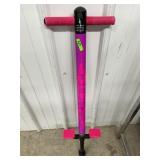 Pink Pogo Stick with Textured Foot Pegs
