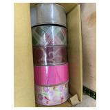 5 Rolls 2.5" Wide Wired Edge Ribbon
