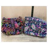 Vera Bradley 2 Quilted Floral Shoulder Bags