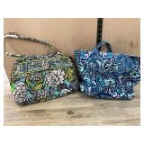 Vera Bradley Quilted Bags, Floral & Blue Patterns