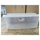 Rubbermaid 95 Qt Storage Box with Latches