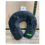 Black Memory Foam U-Shaped Travel Neck Pillow