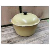 Club Aluminum Yellow Dutch Oven With Lid