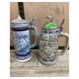 Avon Collectible Lidded Steins