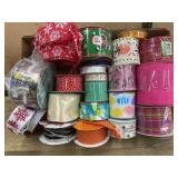 22 Spools Holiday And Patterned Ribbon