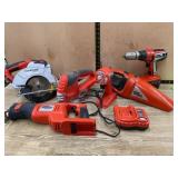 Firestorm Cordless Tool Lot, Charger, Battery Hold