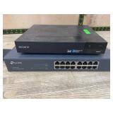 Sony Blu-ray Player & TP-Link 16-Port Switch