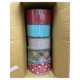 5 Rolls Premium Wired Edge Ribbon 2.5"x50 Yds