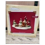 Hallmark Waiting for Santa Ornament Set