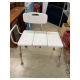 Adjustable Transfer Bench With Backrest